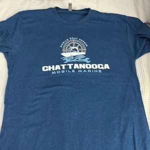 royal blue “mobile Marine’T-shirt